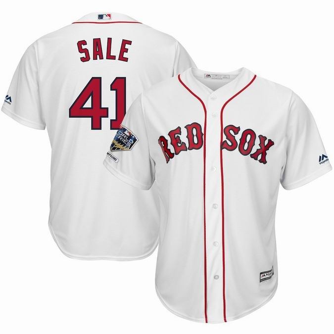 Boston Red Sox 2018 World Series Champions Cool Base Player Jerseys-008